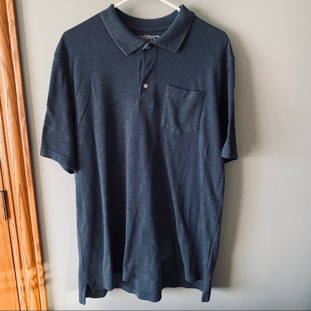 Croft & Barrow navy polo shirt